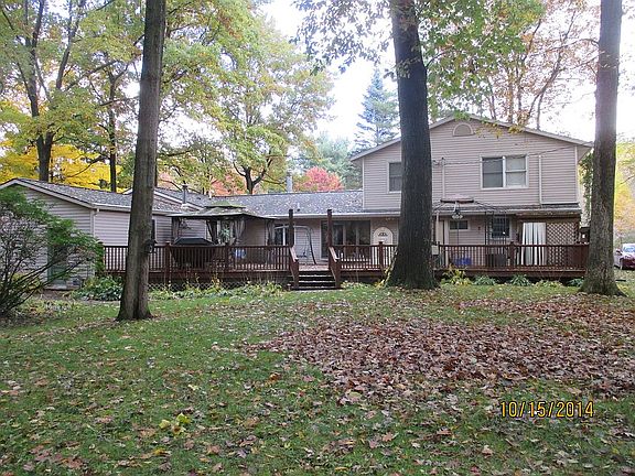 Back of house and huge deck