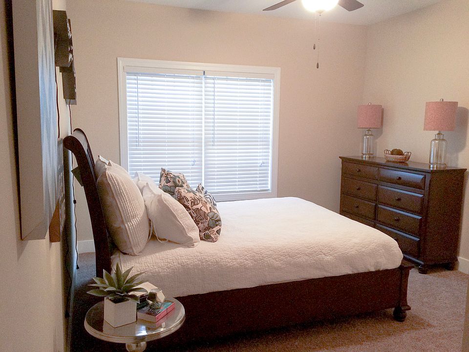 Your own private retreat. Enjoy a roomy master bedroom with a walk in closet and a private bathroom that gives you space and privacy.