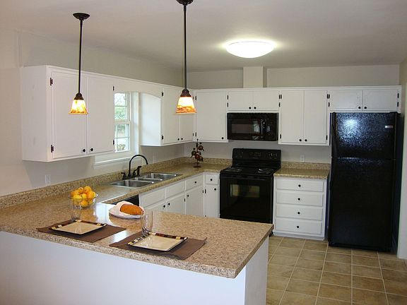 New lighting, floor, paint, countertops, appliances