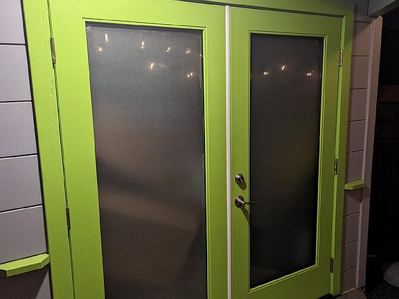 doors to storage unit