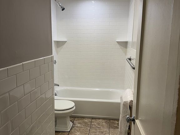 New Tub/Tiled Bathroom