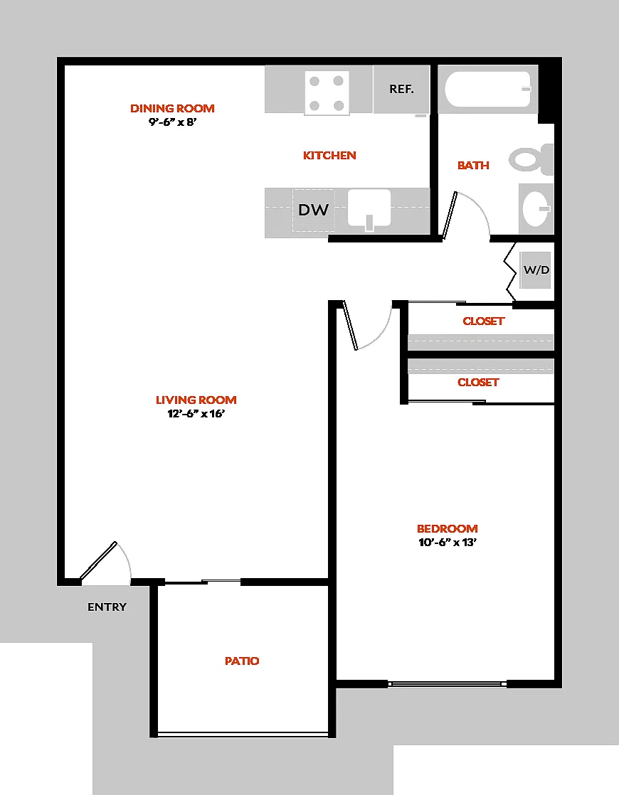 Floor plan Plan 1CR