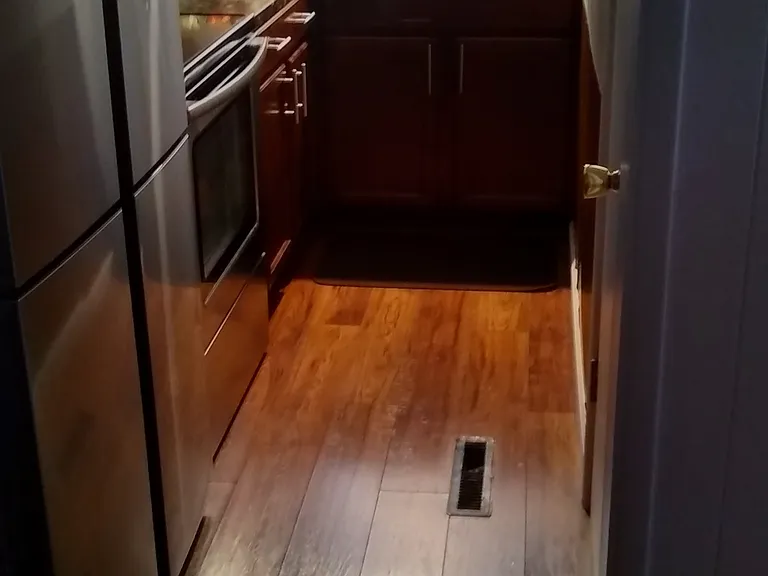 Galley style kitchen