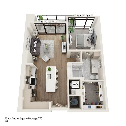Floor plan Anchor 770