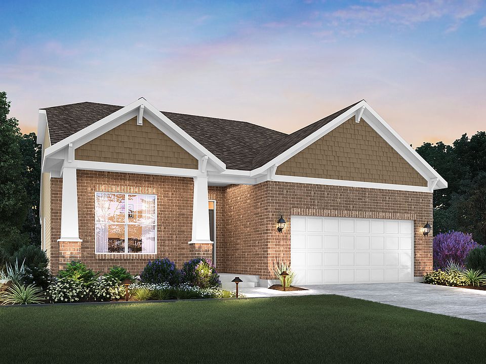 Mitchell - Elevation C Optional Coach Lights and Full Brick