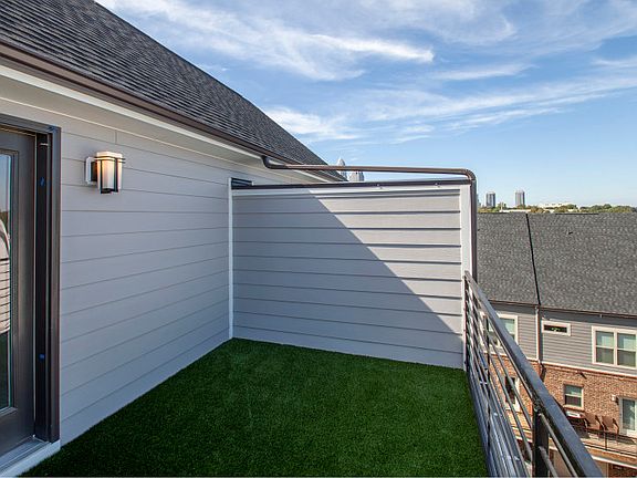 Third Floor Terrace great for entertaining friends and enjoying the city skyline