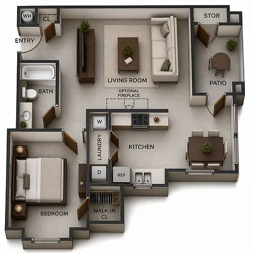 Floor plan Oakley
