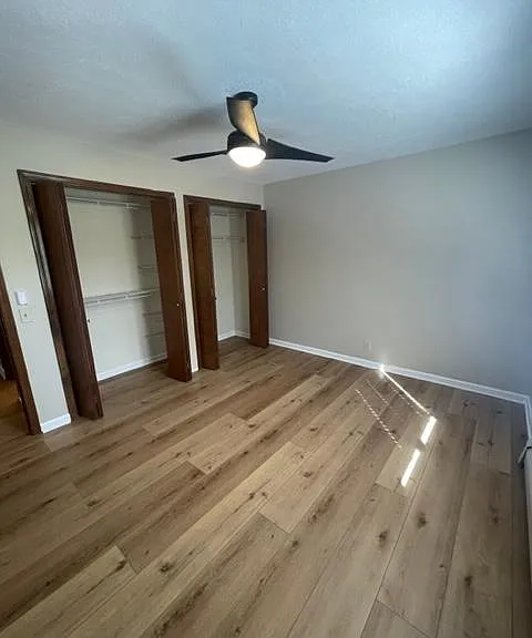 master closets in master bedroom