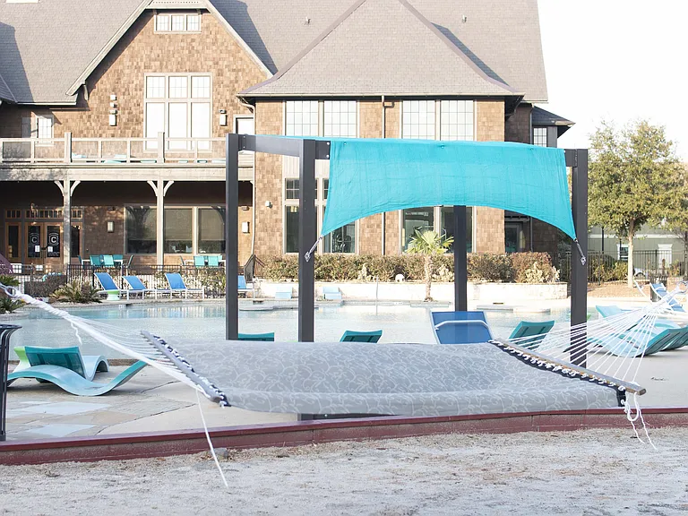 Experience ultimate relaxation at this stunning poolside setting, perfect for leisure and comfort.