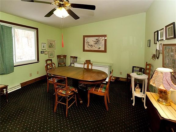 There's plenty of space in the dining room to entertain family and friends.