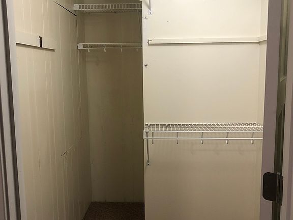 Spare bedroom walk in closet