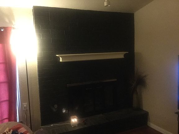 Living room fireplace