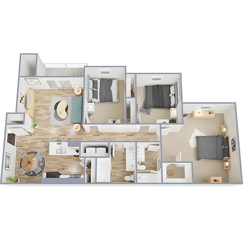 Floor plan Ponderosa