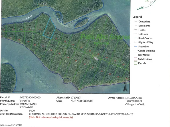 0 Palo Alto Shrs, Key Largo, FL 33037