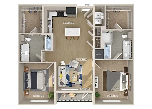 Floor plan B2