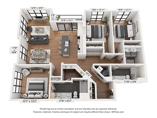 Floor plan C1
