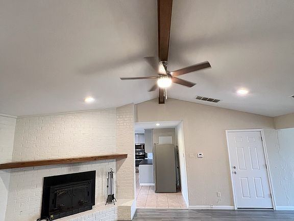 Living room entrance to kitchen area