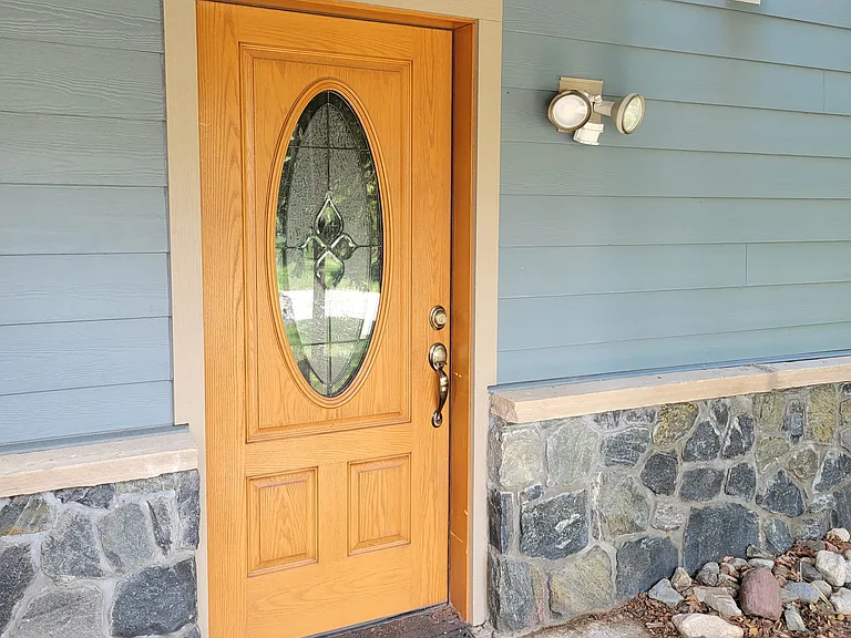 Downstairs front door