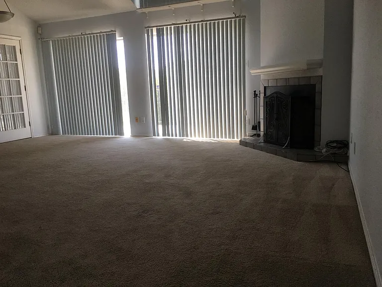 Living room area is upstairs