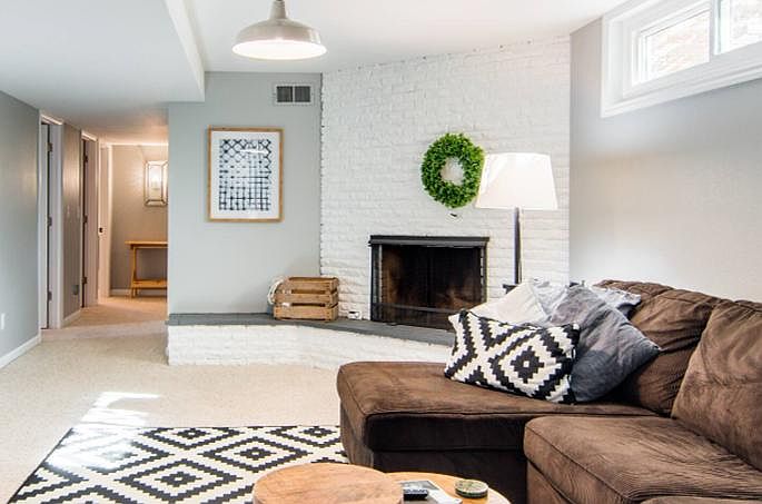 Basement living room