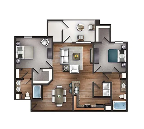 Floor plan The Saluda