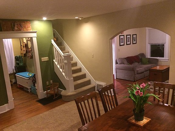 Open living and dining