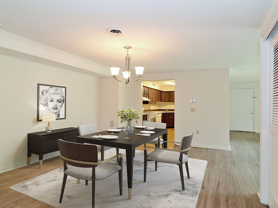 Separate dining area located off of the kitchen