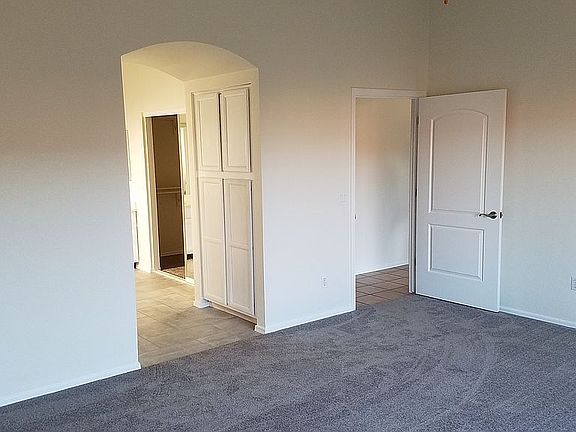 Spacious master suite.