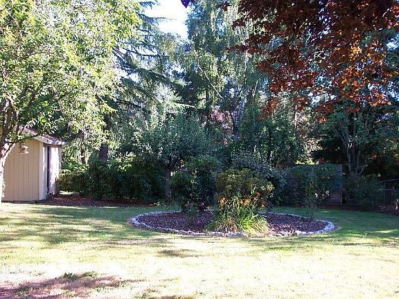 Back yard view from lower deck.