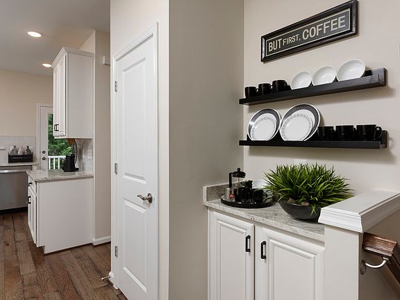 Optional Cabinets Leading from the Kitchen to the Cafe Space
