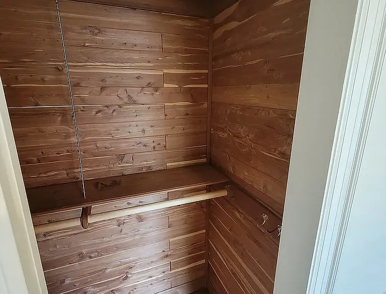 Cedar closet