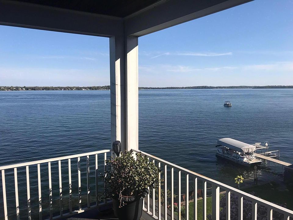 From balcony looking out at lake