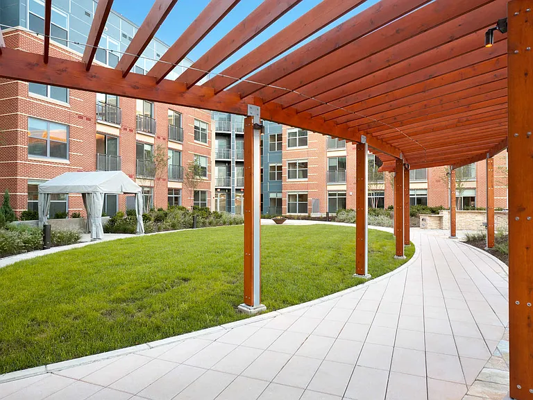 Courtyard with Cabanas