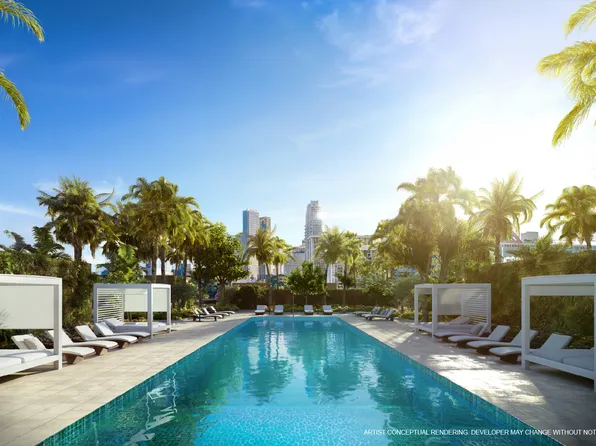 Residence 218 Plan, 2200 Brickell