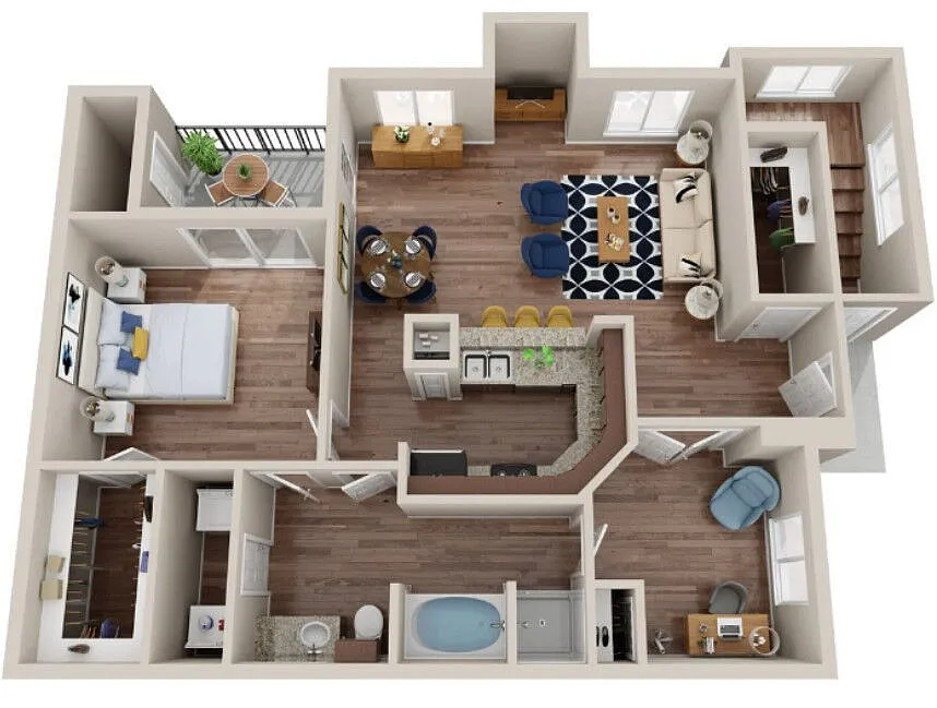 Floor plan Pinehurst I
