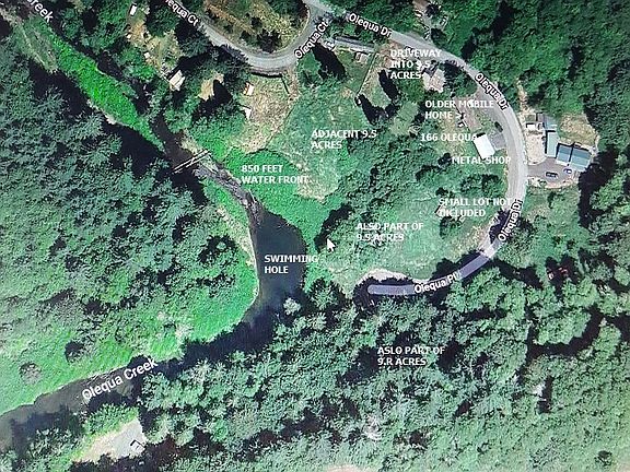 Arial pic of both parcels