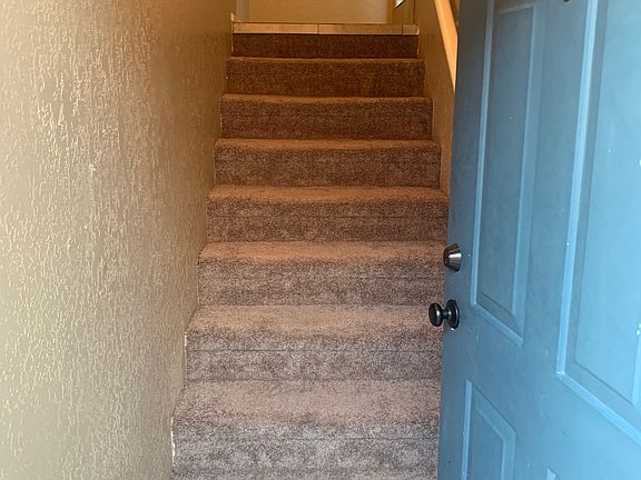 Stairs to living/kitchen