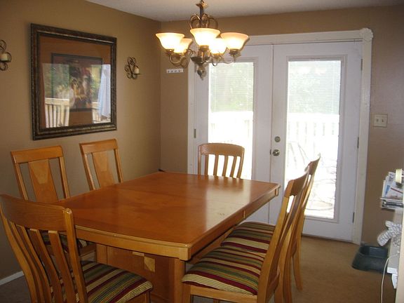 dining room with french doors