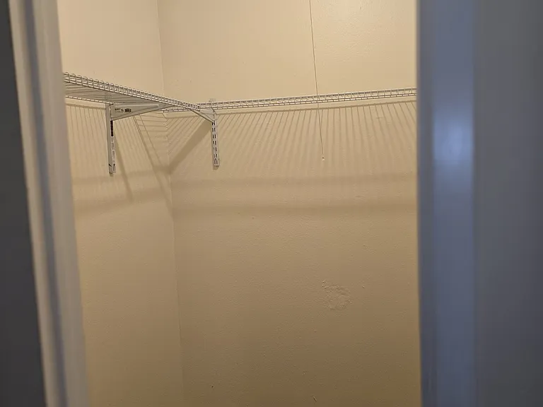Walk-in Closet accessible from Master Bedroom
