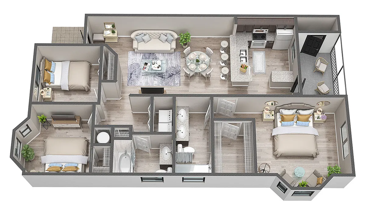 Floor plan C1
