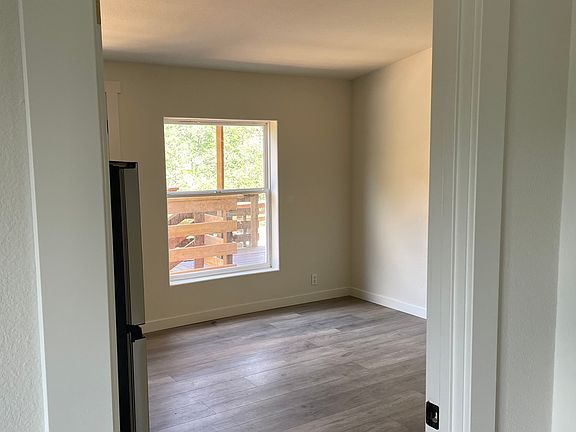 View of the living space from the bedroom