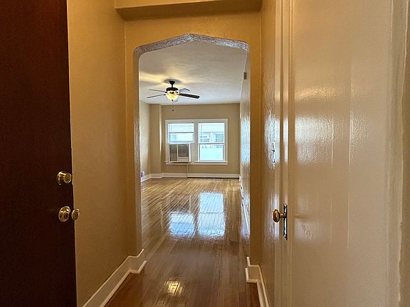 Entry - note the coat closet to the right