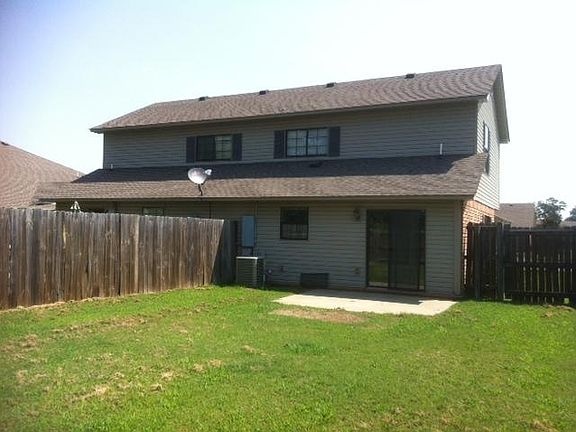 Privacy fence backyard