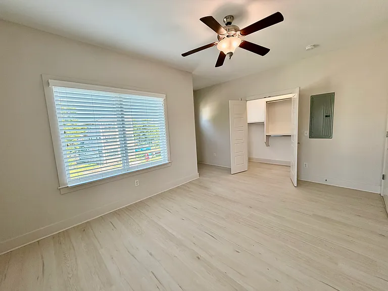 Second bedroom has a large walk-in closet