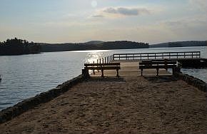 Short walk to the town dock