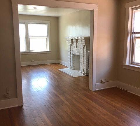 view of living from dining