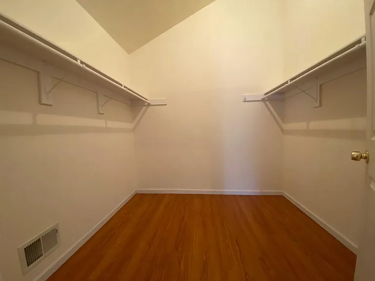 Master bedroom walk-in closet