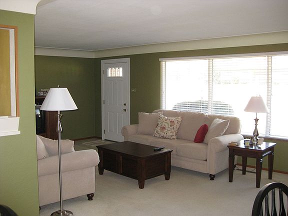 living room with large picture window