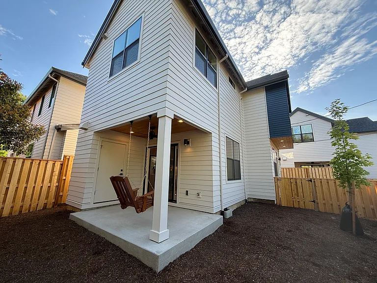 Backyard space, different view.