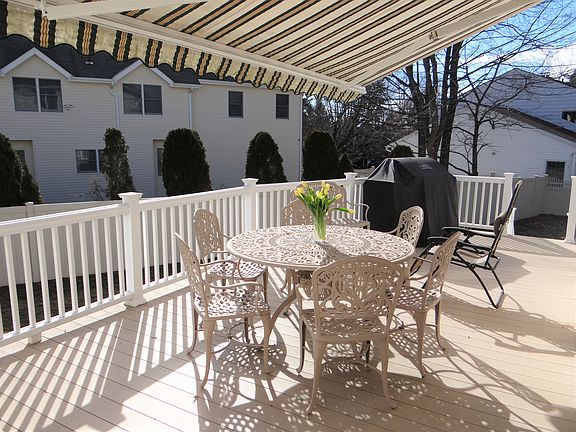electric awning  over deck!